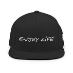 Load image into Gallery viewer, ENJOY LIFE / DARK - Yupoong Snapback Hat
