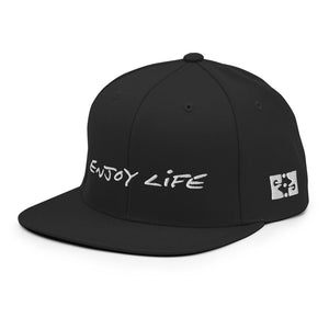 ENJOY LIFE / DARK - Yupoong Snapback Hat