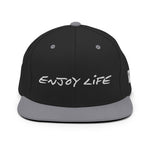 Load image into Gallery viewer, ENJOY LIFE / DARK - Yupoong Snapback Hat
