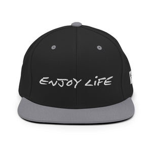 ENJOY LIFE / DARK - Yupoong Snapback Hat