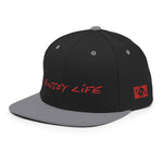 Load image into Gallery viewer, ENJOY LIFE / RED - Yupoong Snapback Hat
