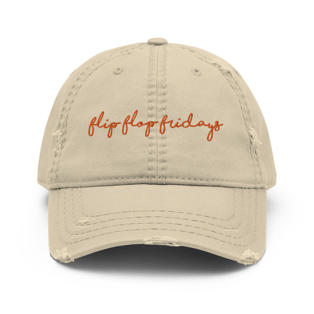 FLIP FLOP FRIDAYS Signature Series - Distressed Dad Hat