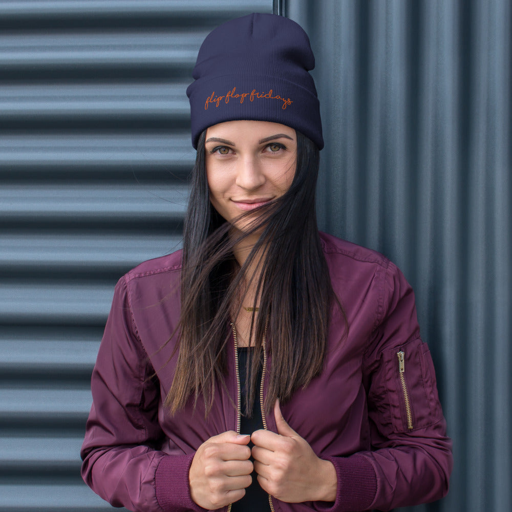 FLIP FLOP FRIDAYS Signature Series - Embroidered Beanie