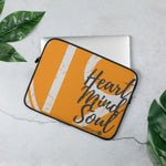 Load image into Gallery viewer, HEART MIND SOUL / element19 - Laptop Sleeve
