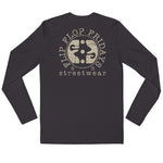 Load image into Gallery viewer, FLIP FLOP FRIDAYS STREETWEAR | CREAM ON HEAVY METAL - Long Sleeve Fitted Crew
