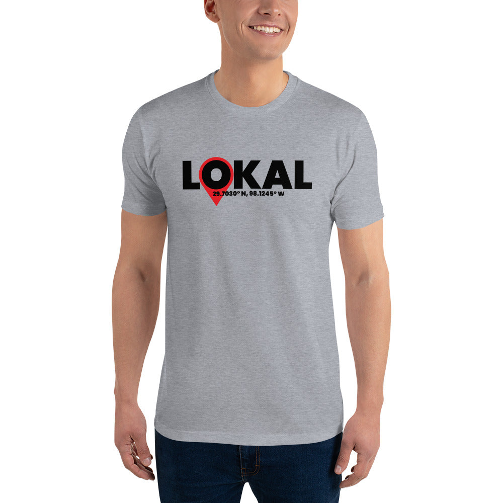 LOKAL / LATITUDE LONGITUDE -Short Sleeve T-shirt
