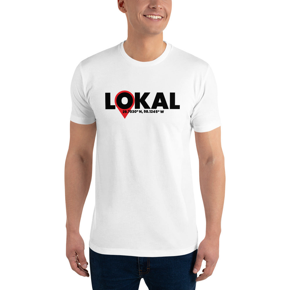 LOKAL / LATITUDE LONGITUDE -Short Sleeve T-shirt