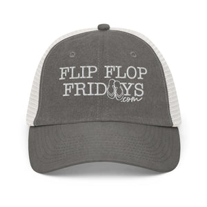 FLIP FLOP FRIDAYS STREETWEAR | WHITE - Pigment-dyed cap