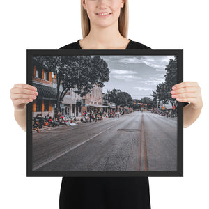 PARADE EXCITEMENT New Braunfels - Framed photo paper poster 16" x 20"