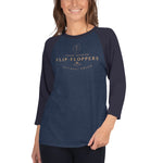 Load image into Gallery viewer, FLIP FLOPPERS TX DIVISION - 3/4 sleeve raglan shirt
