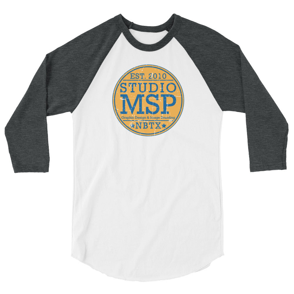 STUDIO MSP CRACKED CIRCLE - 3/4 sleeve raglan shirt