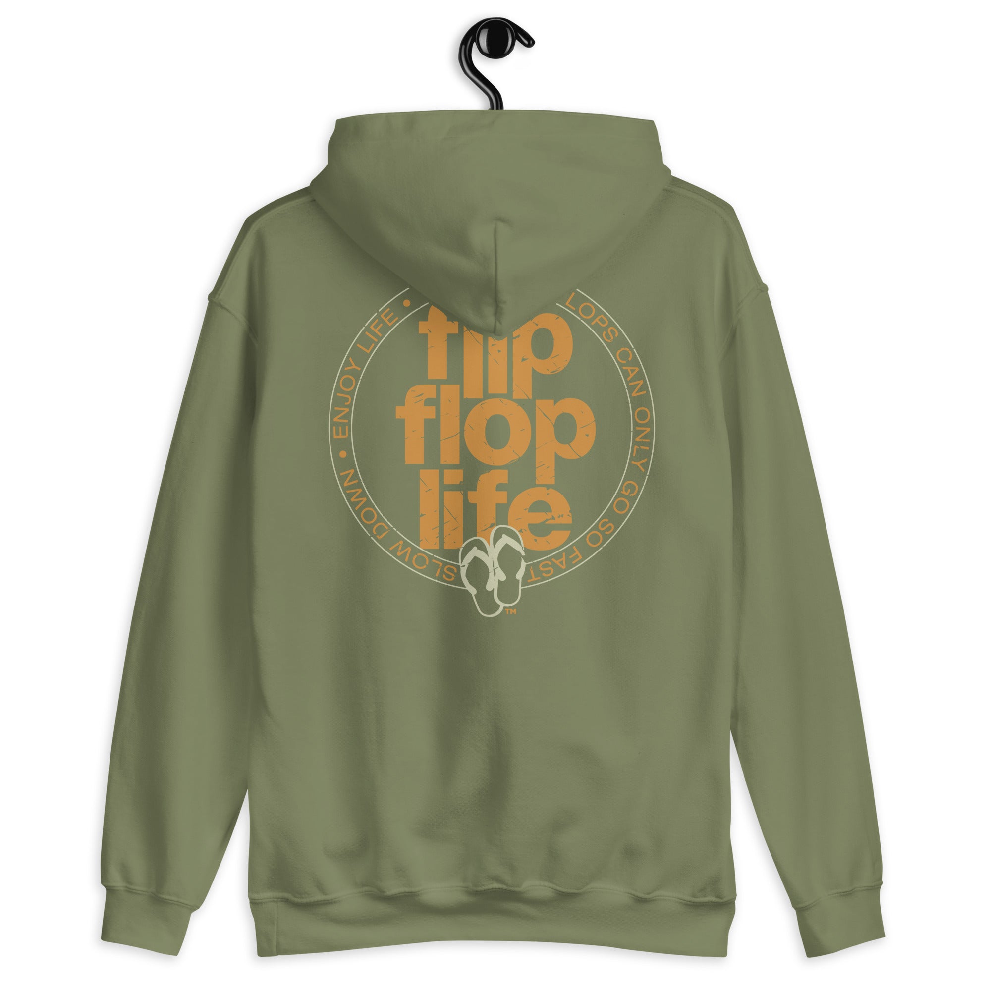 FLIP FLOP LIFE / SLOW DOWN - Unisex Hoodie