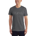 Load image into Gallery viewer, LOKAL OUTLINE DARK - American Apparel T-Shirt
