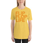 Load image into Gallery viewer, FLIP FLOP LIFE - BIG STENCIL Bella+Canvas Unisex T-Shirt
