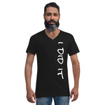 Load image into Gallery viewer, I DID IT - Unisex Short Sleeve V-Neck T-Shirt
