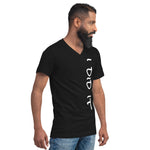 Load image into Gallery viewer, I DID IT - Unisex Short Sleeve V-Neck T-Shirt
