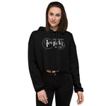 Load image into Gallery viewer, DO YOU WANNA TEQUILA WITH ME - Black Bella+Canvas Crop Hoodie
