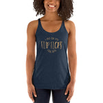 Load image into Gallery viewer, I PUT ON MY FLOP - Women&#39;s Racerback Tank
